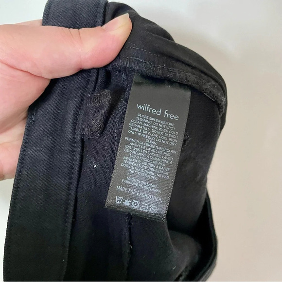 Aritzia Wilfred Free The Melina Pant Twill Black - Picture 5 of 6